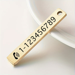 Personalized Stainless Steel Keychain