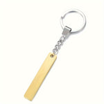 Personalized Stainless Steel Keychain