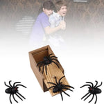 Wooden Prank Scare Toy Box Spider Box