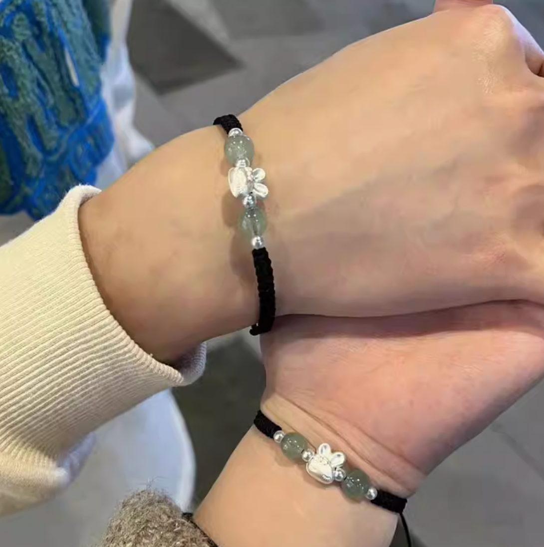 BunnyCharm™ Couple Bracelets – A Symbol of Love and Connection