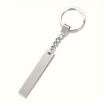 Personalized Stainless Steel Keychain