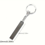 Personalized Stainless Steel Keychain