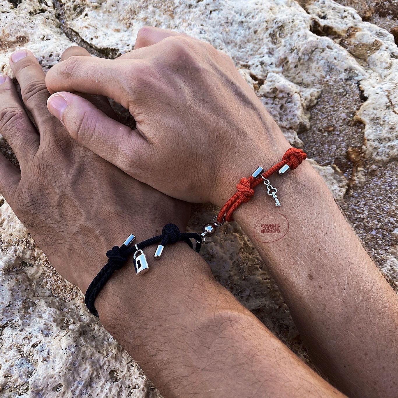 Magnetic Key & Lock Bracelets