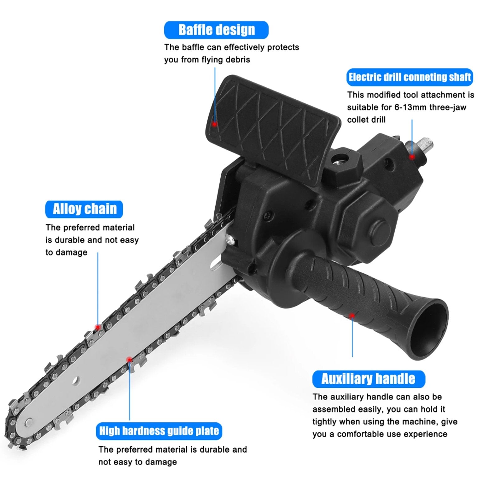 Chainsaw Drill Attachment