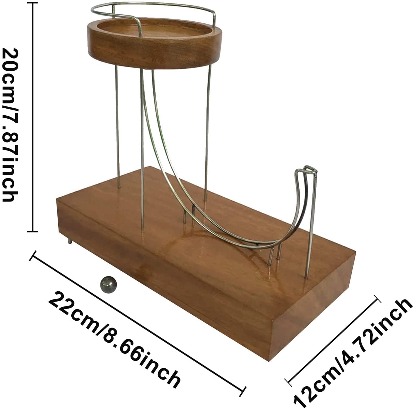 Kinetic Art Perpetual Machine Wooden Art Sculpture