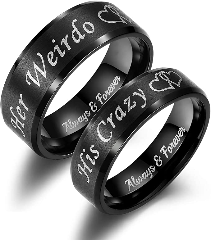 Personalized  Rings for Couples