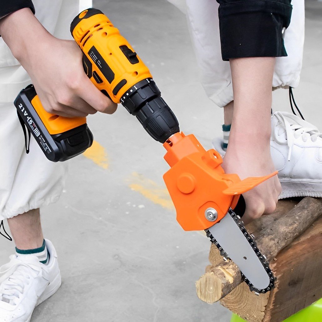 Chainsaw Drill Attachment