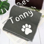 Personalized Soft Blanket Bed Mat for Dogs Puppy Cat Cushion Sleeping Cover Pad