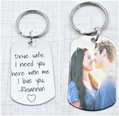 Drive safe keychain