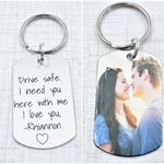 Personalized photo  keychain