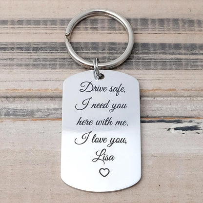 Personalized photo engravable keychain