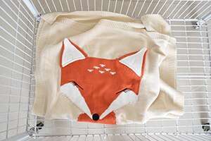 Baby Blankets Autumn Baby Toddler FOX Bedding Newborn Knitted Crawling Blanket Baby Bed Newborn Wrap Blanket Wrap Soft Blankets