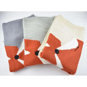 Baby Blankets Autumn Baby Toddler FOX Bedding Newborn Knitted Crawling Blanket Baby Bed Newborn Wrap Blanket Wrap Soft Blankets