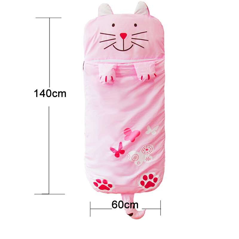 Baby Sleeping Bags Pink Sleeping Sack Cartoon Animal Dinosaur Toddler Girl Boy Children Winter Warm Cotton Sleep Bags 0-4 Years