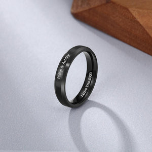 Personalized Couples Ring