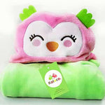 Baby Hug Blankets Newborn Swaddling Soft Fleece Swaddle Wrap Blanket Kids Cartoonthicken Cocoon Towel Bedding For 0-24 Months