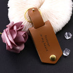 Personalized Photo Leather Keychain