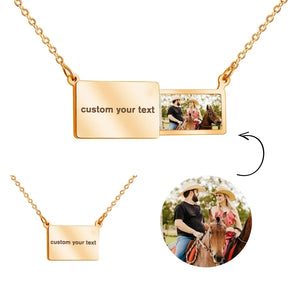 Personalized envelope necklace