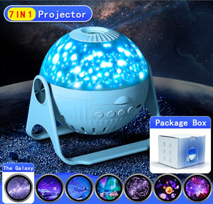 LED Star Projector Night Light 6 in 1 Planetarium