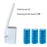 Disposable Toilet Cleaning Flushable Refill Fresh Brush