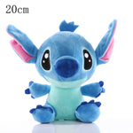 20cm Disney Lilo &amp; Stitch Couple Models Cartoon Stuffed Plush Dolls Anime Plush Baby Toys Pendant Toys Kawaii Kids Birthday Gift