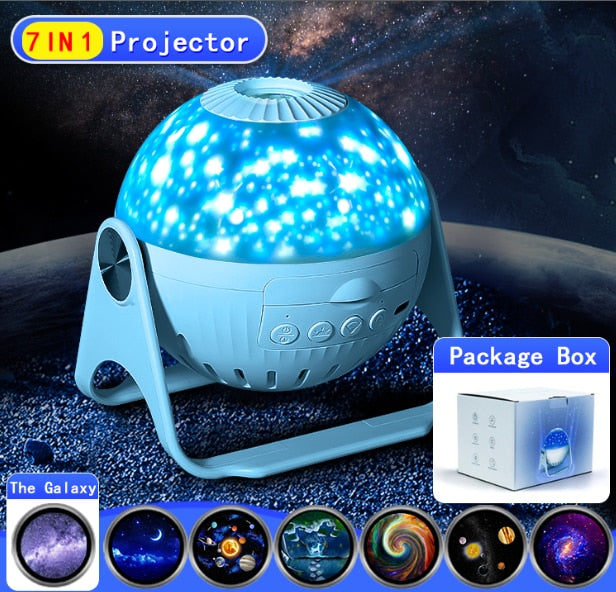 LED Star Projector Night Light 6 in 1 Planetarium