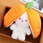 Carrot Rabbit Plush Toy Stuffed Soft Bunny