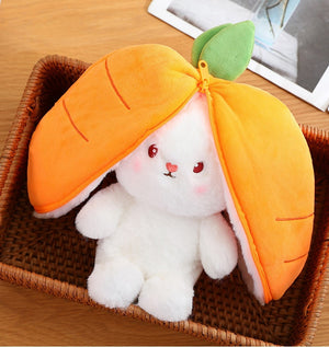 Carrot Rabbit Plush Toy Stuffed Soft Bunny