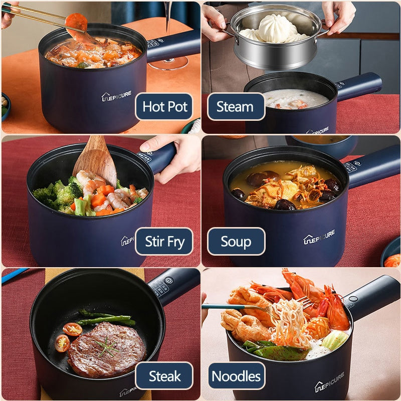 Electric Cooker Machine Household  Hot Pot Multi Electric Rice Cooker Non-stick Pan