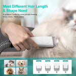 Pet Grooming Kit & Vacuum Suction with 5 Proven Grooming Tools for Dogs Cats or Other Animals