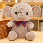 1pc Cute Soft Elephant Plush Toy Holding LOVE Heart Stuffed Toys