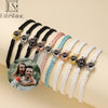 Personalized Photo Projection Bracelets for Couples