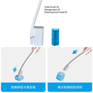 Disposable Toilet Cleaning Flushable Refill Fresh Brush