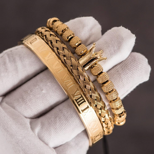 LavishSet™ - Luxury Royal Crown Bracelet Set