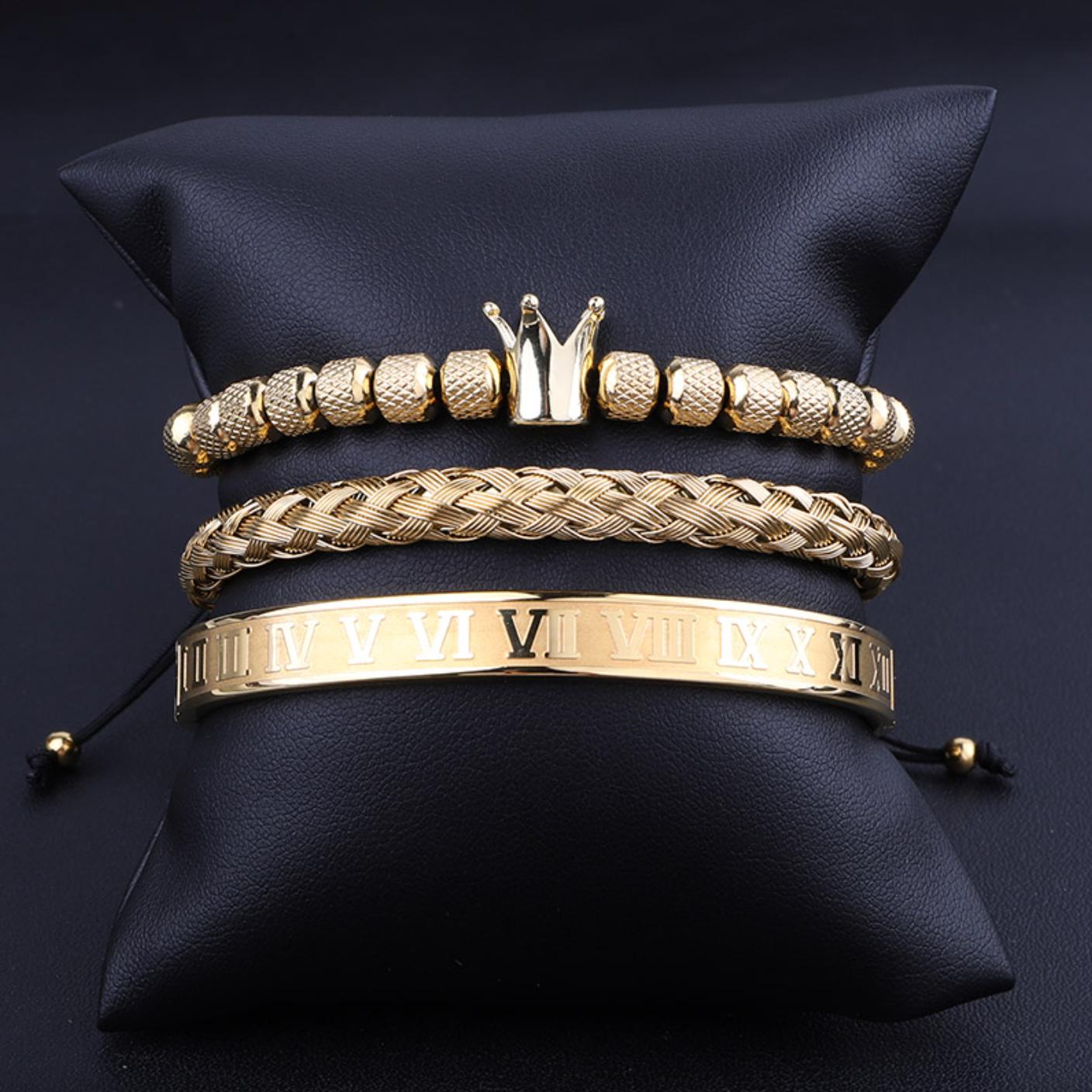 LavishSet™ - Luxury Royal Crown Bracelet Set