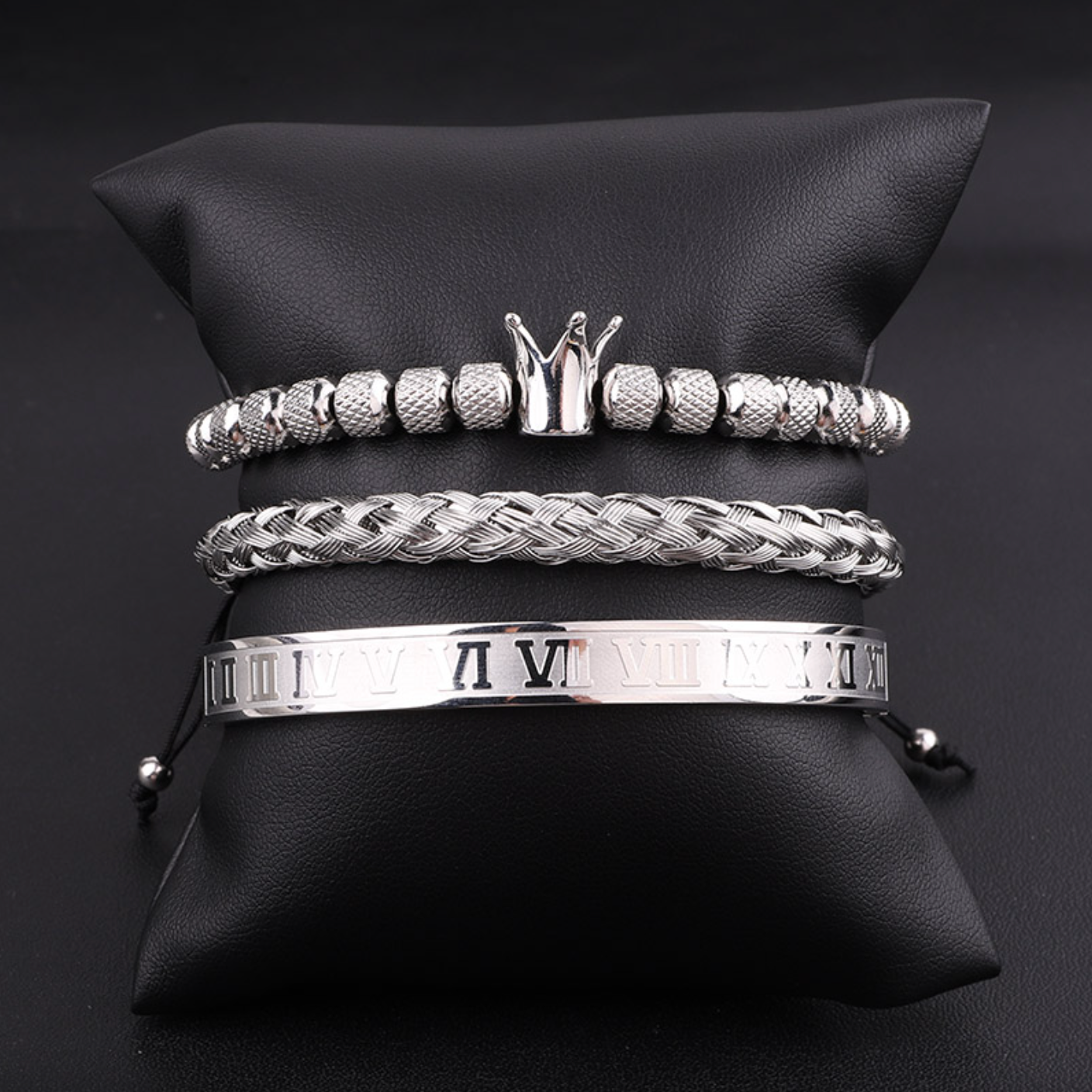 LavishSet™ - Luxury Royal Crown Bracelet Set