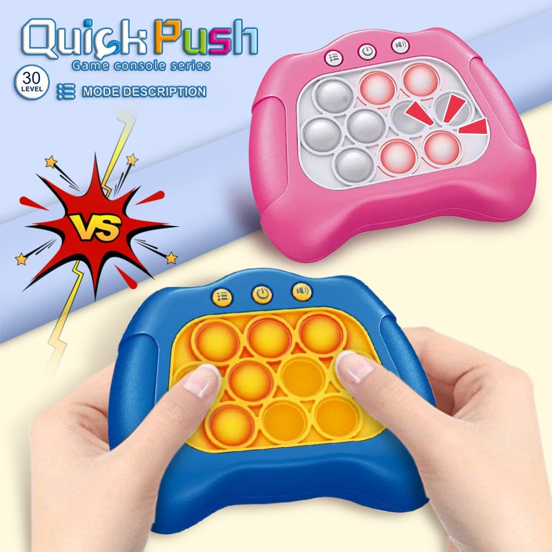 New Pop Quick Push Bubbles Game Console Series Toys