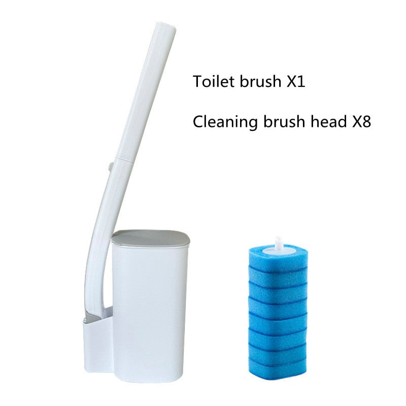 Disposable Toilet Cleaning Flushable Refill Fresh Brush