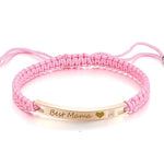 Personalized Rope Bracelets with Custom Engraving