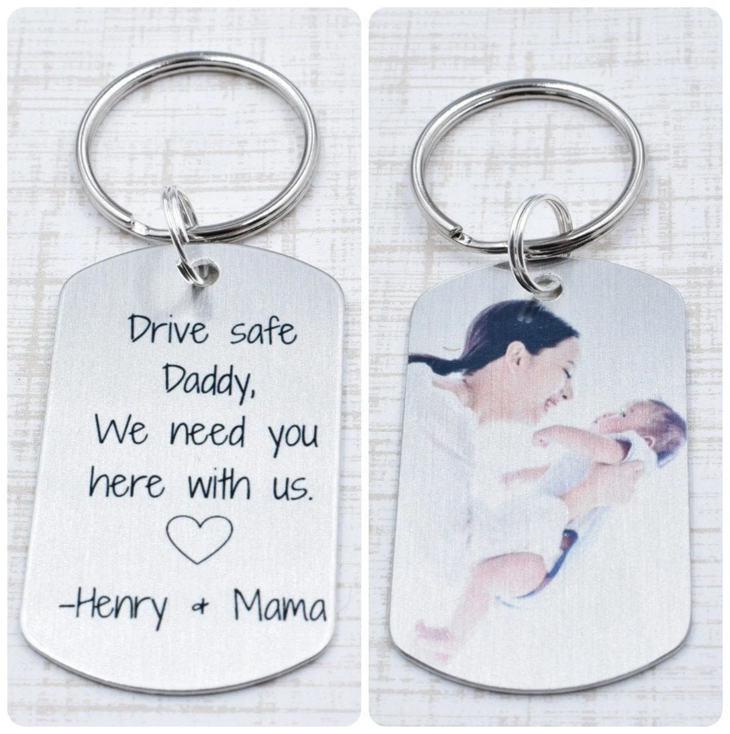 Drive safe keychain