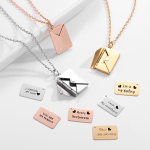 Personalized Love Letter Necklace