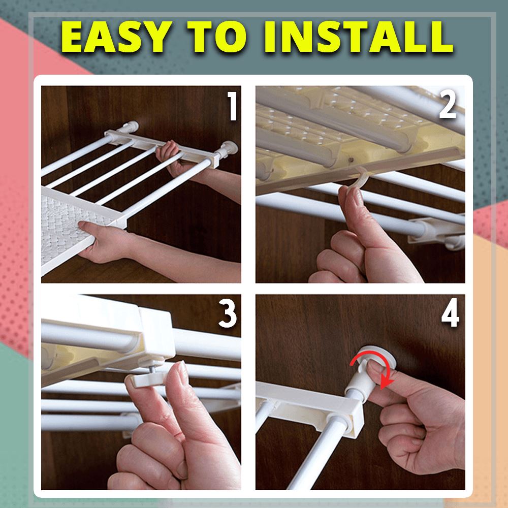 Expandable Closet Tension Rack