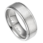 Engraved Promise Ring Titanium