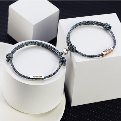 Forever Bracelet™ -CUSTOM NAMES & DATE ENGRAVED (2P/Set)