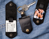 Personalized Leather Keychain With Picture and Calendar