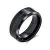 Engraved Promise Ring Titanium