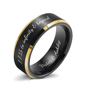 Personalized promise ring