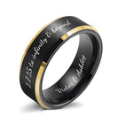 ENGRAVED PROMISE RING