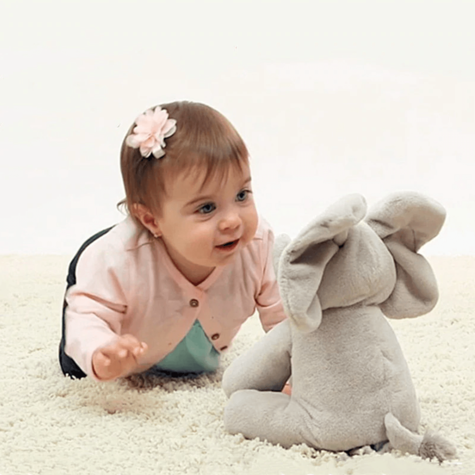 Baby Peek A Boo Animated Singing Elephant