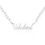 Name Necklace Pearl Chain